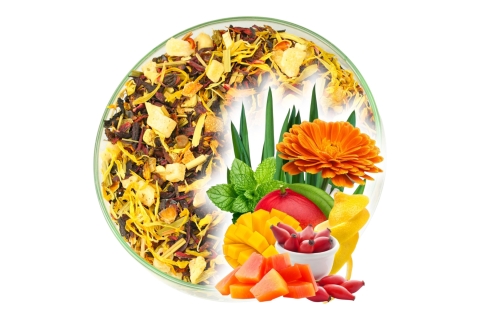 Herbata Owocowa CYTRYNOWY SORBET Cytrusowe Orzeźwienie !!